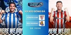 Tỷ lệ kèo Athletic Club vs Real Sociedad