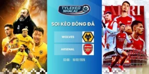 tỷ lệ kèo Wolvers vs Arsenal hôm nay ngày 18/02/2026 - NHA
