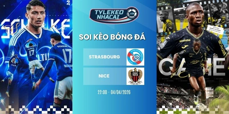 Tỷ lệ kèo nhà cái Strasbourg vs Nice hôm nay ngày 04/04/2026 - Ligue 1